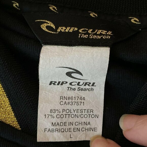 Rip Curl Cold/Wind/Rain MENS Size L  Wind Breaker Coat Jacket The Search - Picture 6 of 7